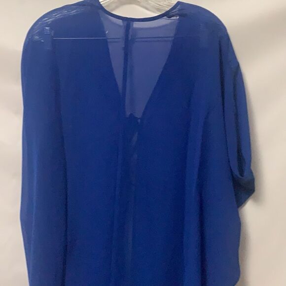NWT ECHO NEWYORK‎ BLUE SWIMSUIT COVERUP ONE-SIZE - Picture 3 of 5
